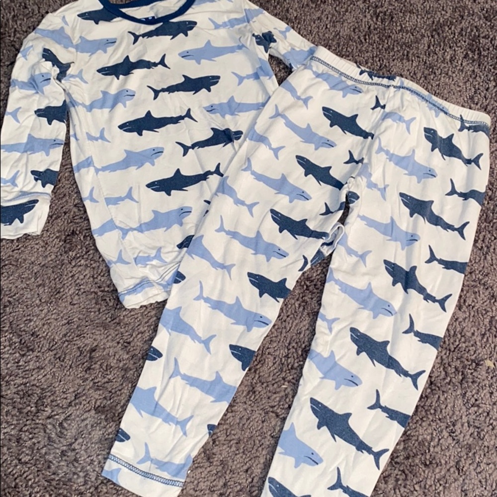 Kickee pants shark 2pc